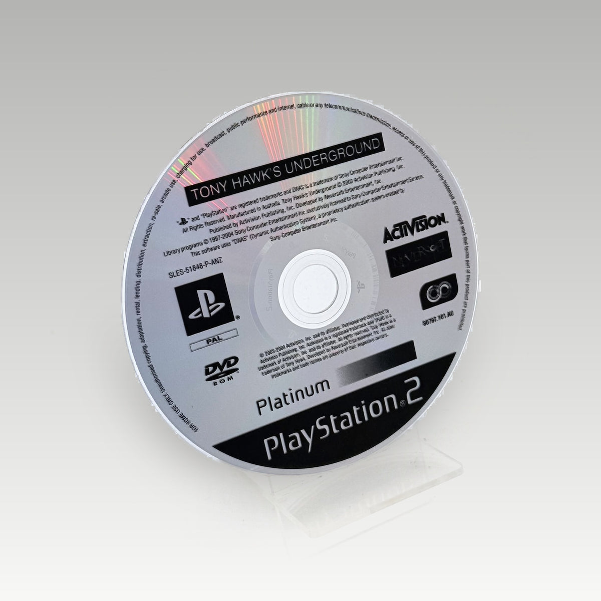 Tony Hawk's Underground (Platinum) • Loose (PAL) - Front Cover | Yappa NZ