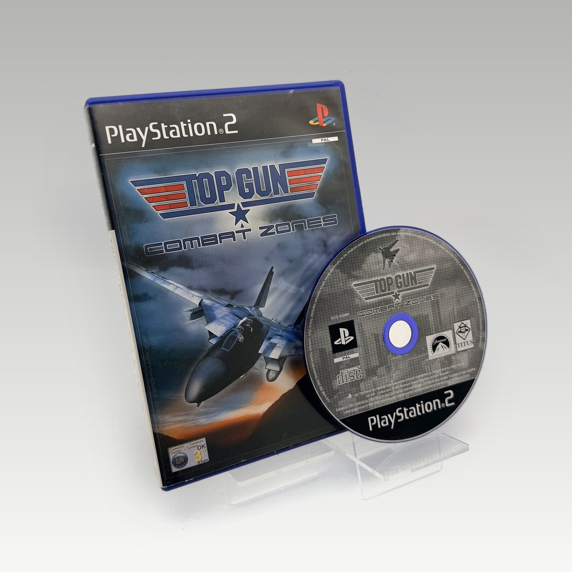 Top Gun: Combat Zones • No Manual (PAL) - Image 1