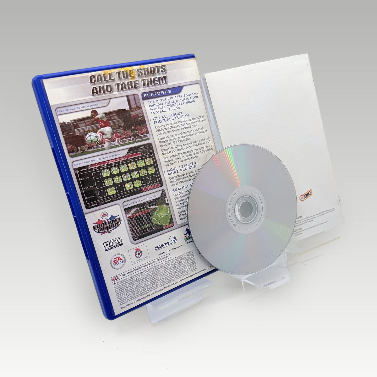 Total Club Manager 2004 • CIB (PAL) - Back Cover | Yappa NZ