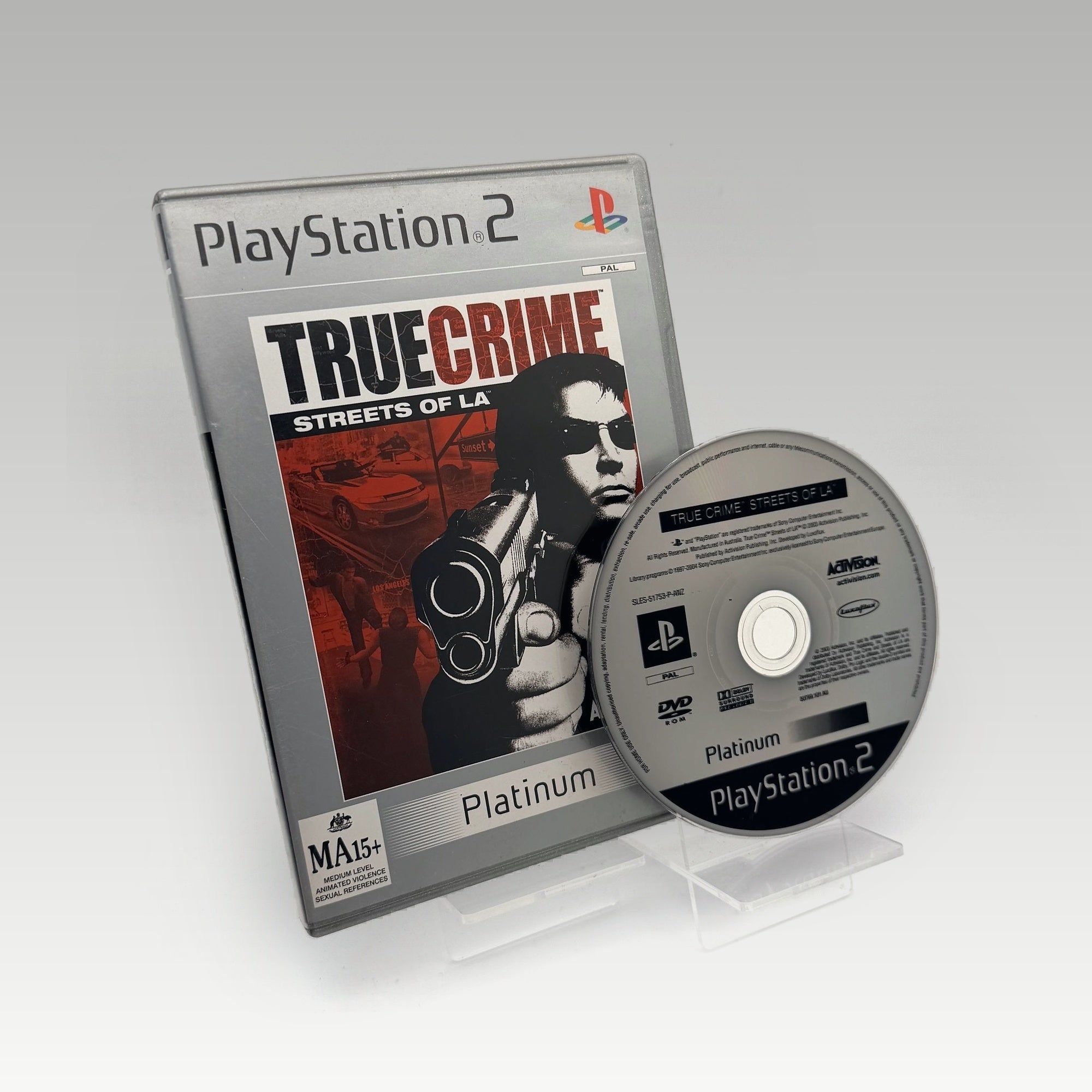 True Crime: Streets of LA (Platinum) (Platinum) • No Manual (PAL) - Image 1