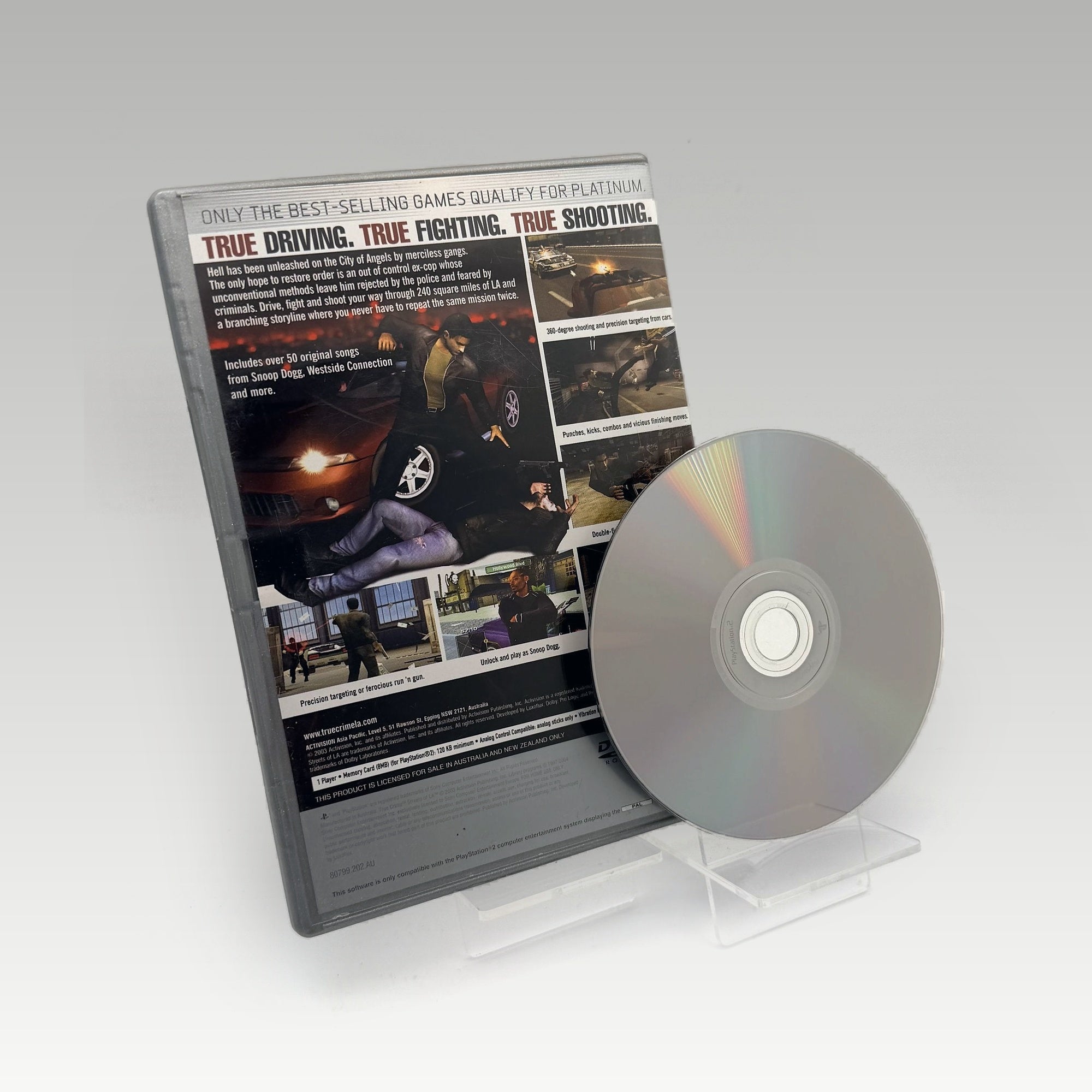 True Crime: Streets of LA (Platinum) (Platinum) • No Manual (PAL) - Image 2