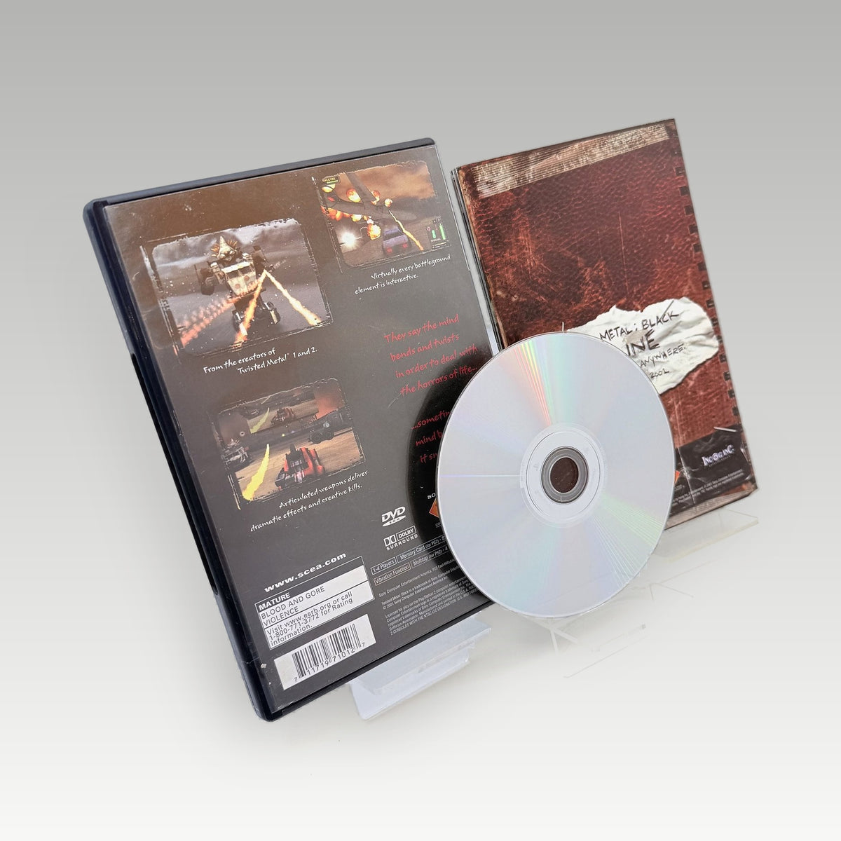 Twisted Metal: Black • CIB (NTSC-U) - Back Cover | Yappa NZ