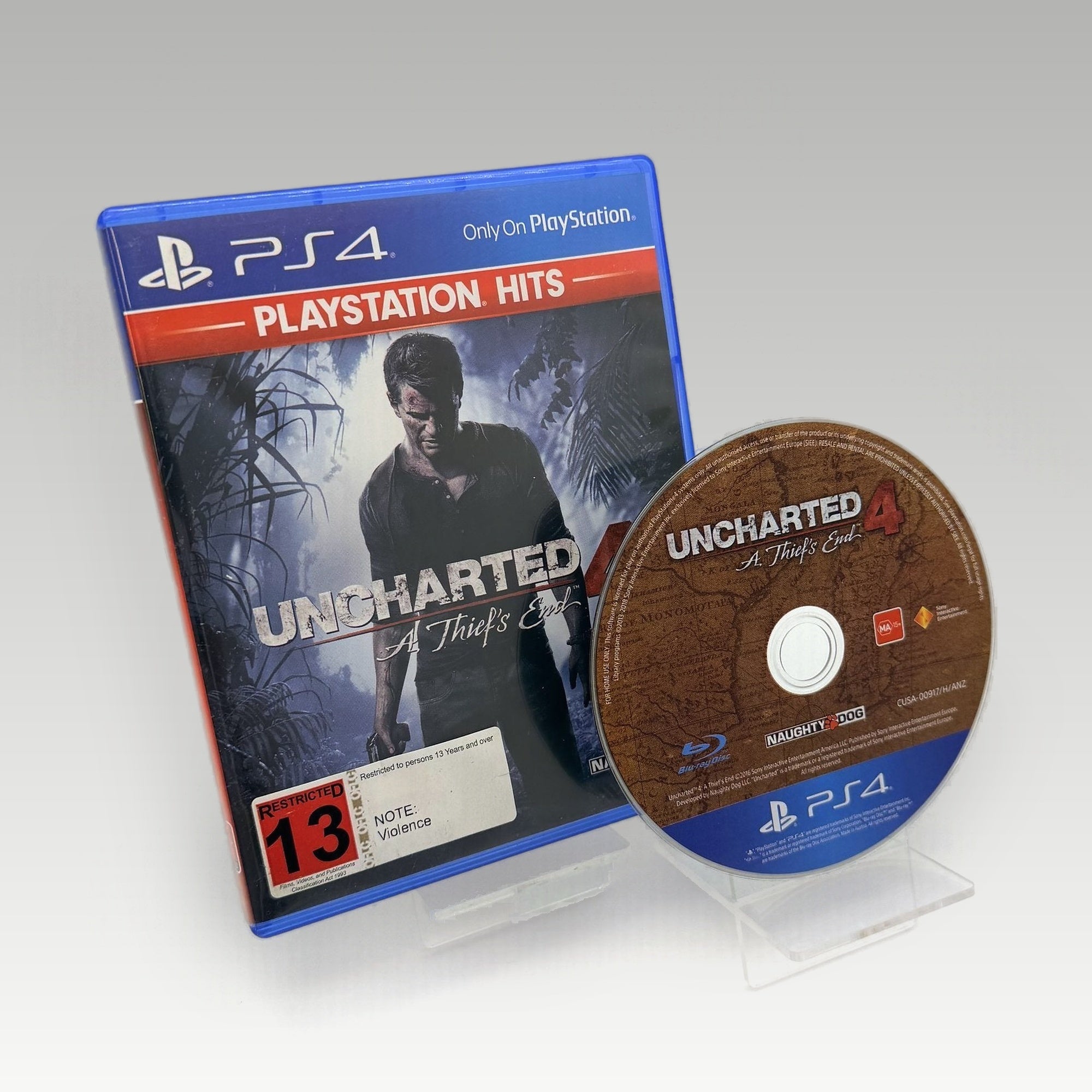 Uncharted 4: A Thief's End (Playstation Hits) (Playstation Hits) • CIB (Region 4) - Image 1