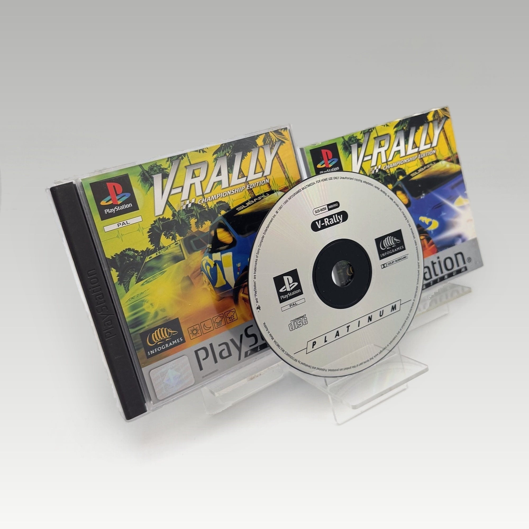 V-Rally (Platinum) • CIB (PAL) - Image 2