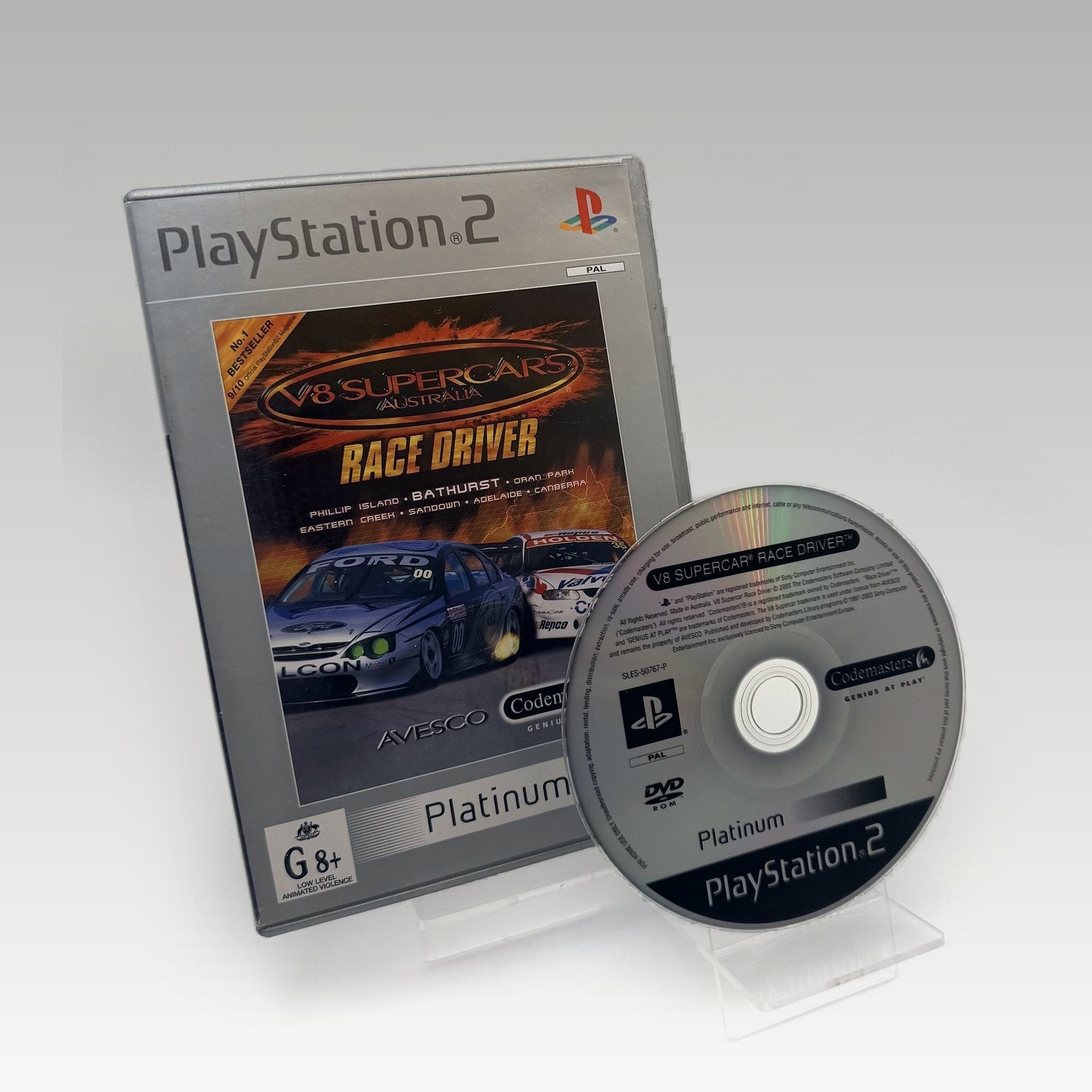 v8 Supercars Australia: Race Driver (Platinum) • No Manual (PAL) - Image 1