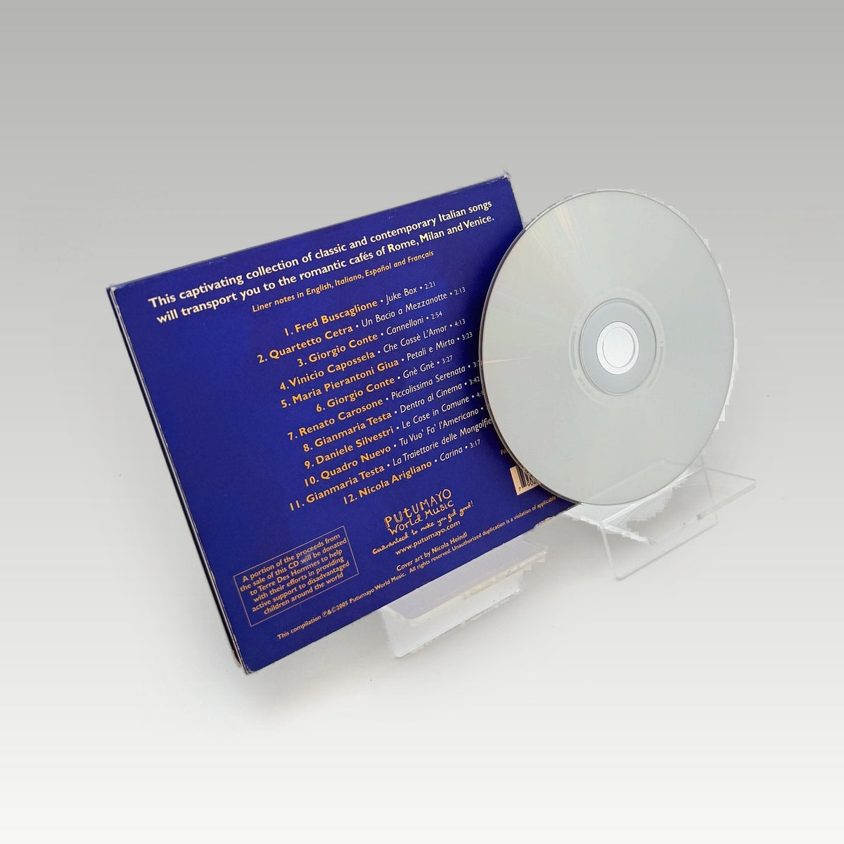 Various - Italian Café • CIB - Back Cover | Yappa NZ