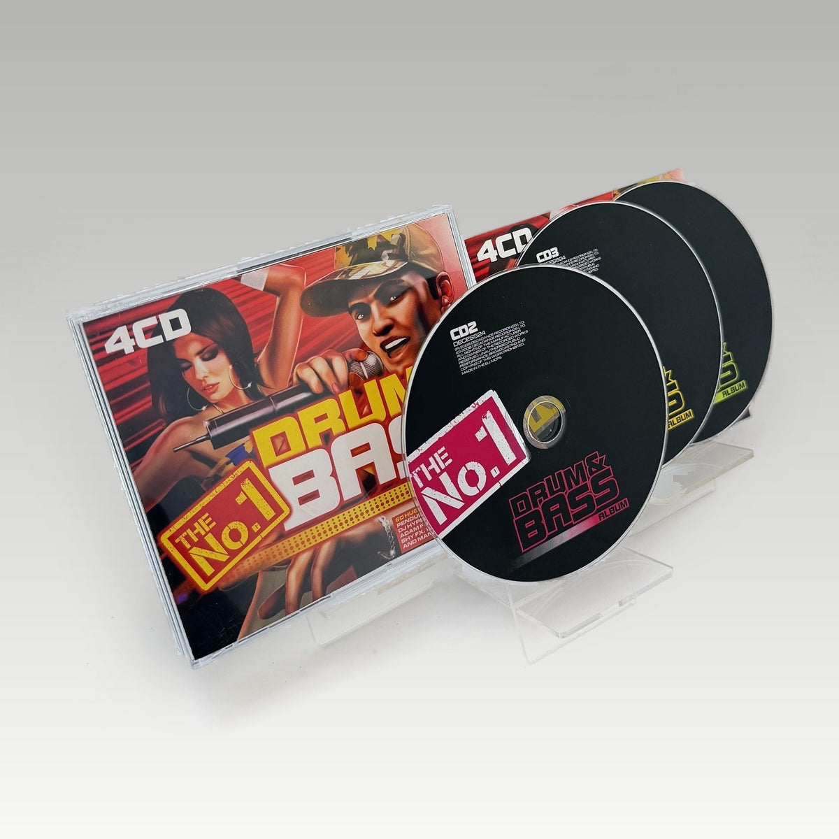 Various - The No.1 Drum & Bass Album (Discs 2, 3 & 4) • CIB - Back Cover | Yappa NZ
