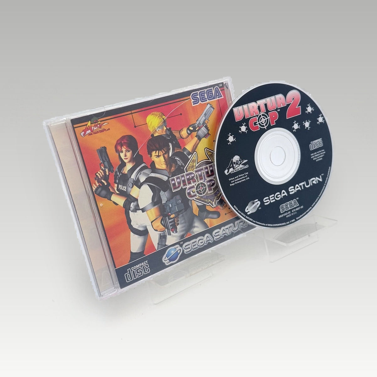 Virtua Cop 2 + Manual • Loose (PAL, + Manual) - Front Cover | Yappa NZ