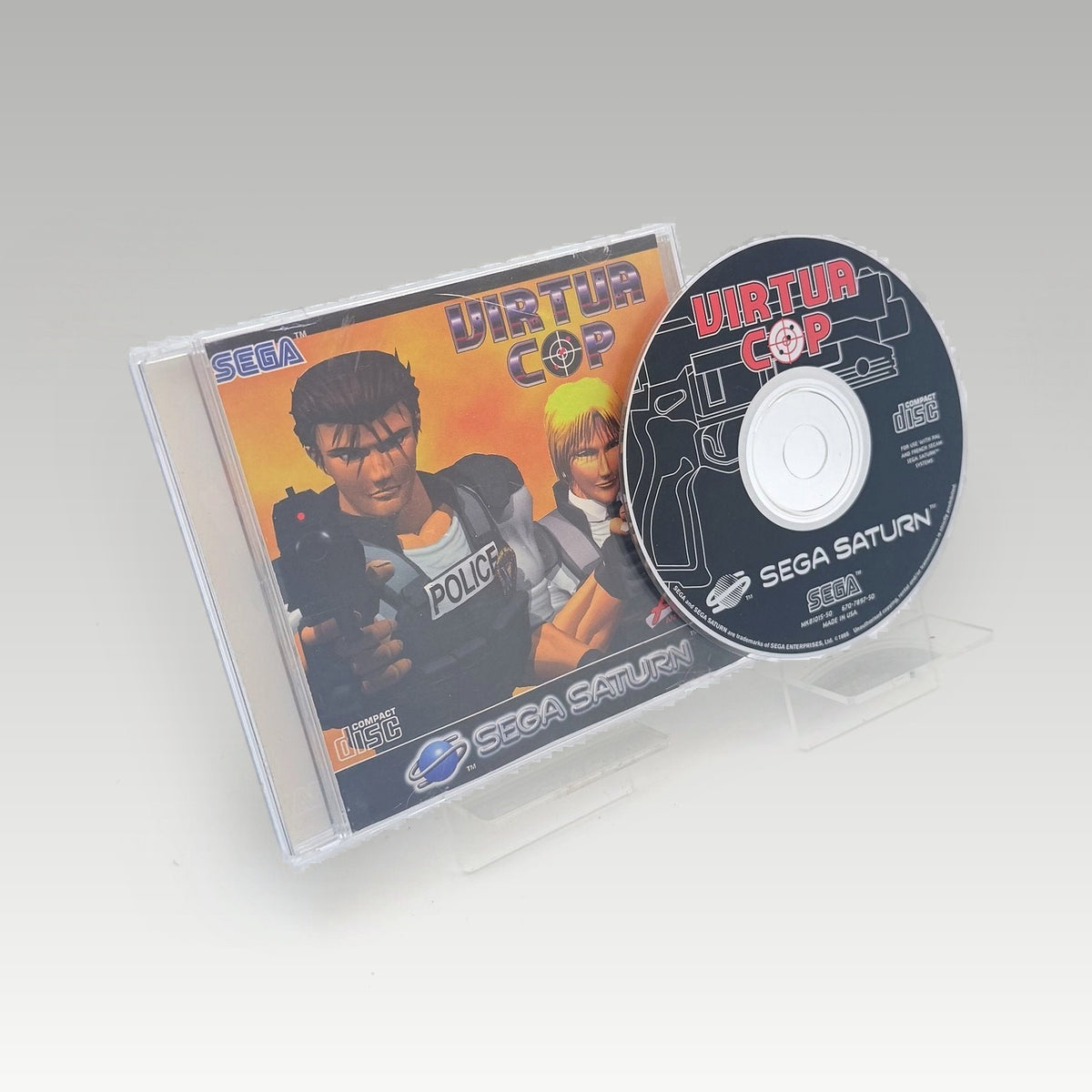 Virtua Cop + Manual • Loose (PAL, + Manual) - Front Cover | Yappa NZ