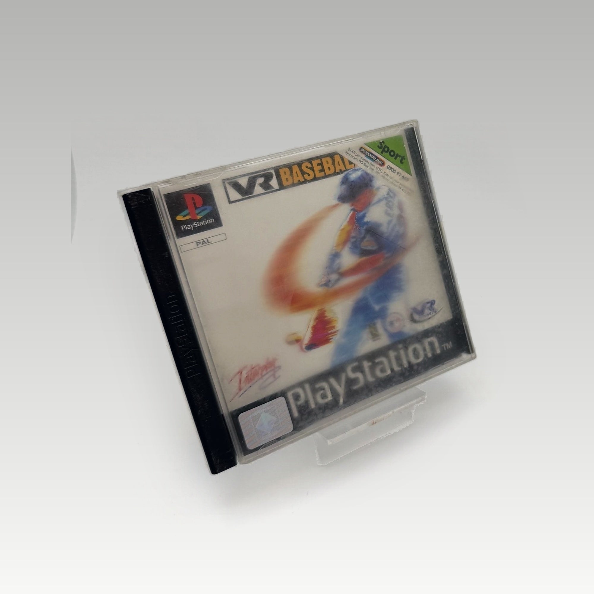 VR Baseball 99 • No Manual • Ex-Rental (PAL) - Image 1