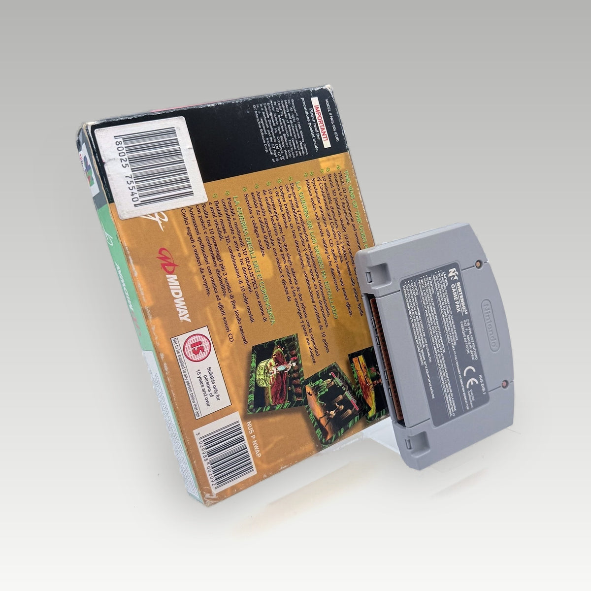 War Gods • No Manual (PAL) - Back Cover | Yappa NZ