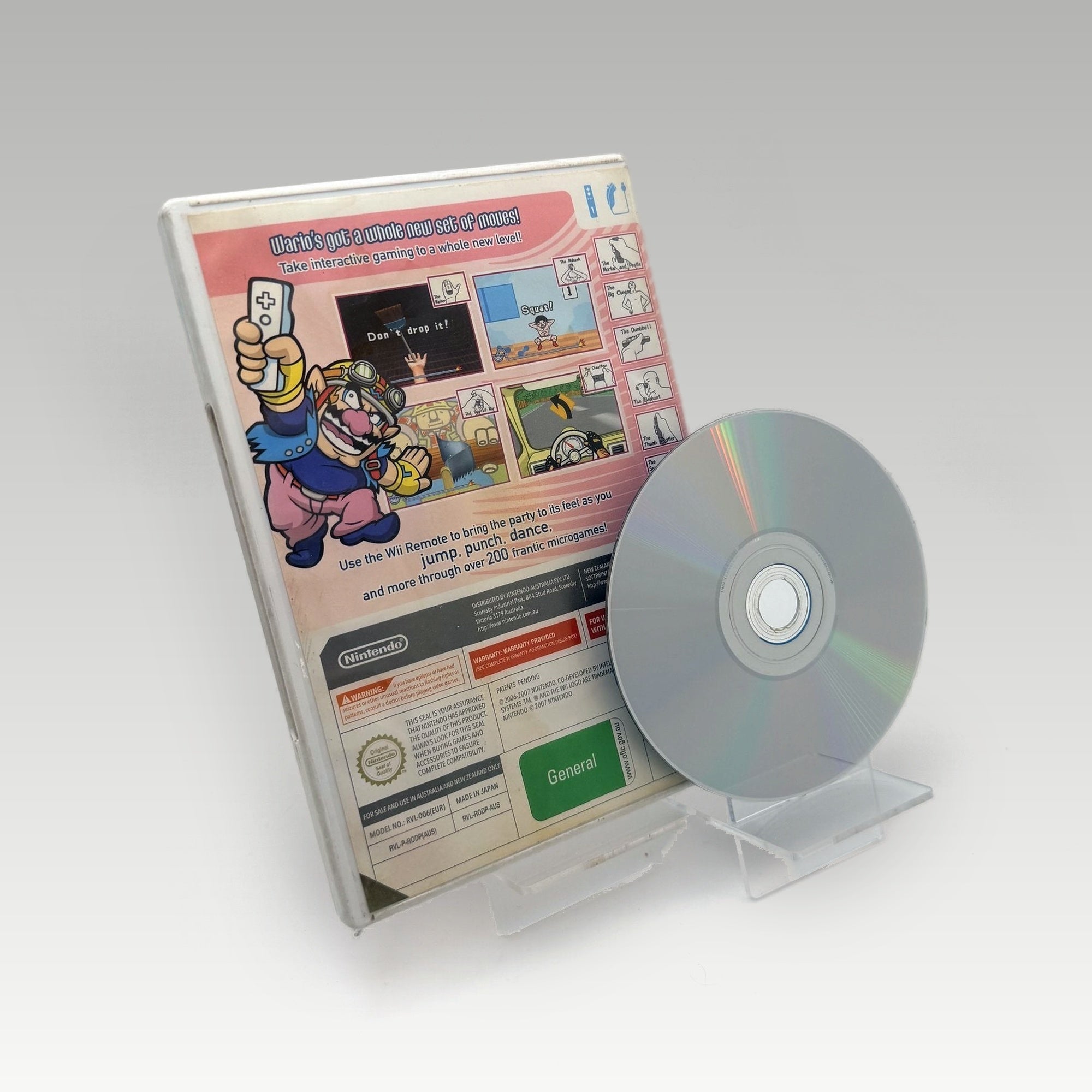 WarioWare: Smooth Moves • No Manual (PAL) - Image 2