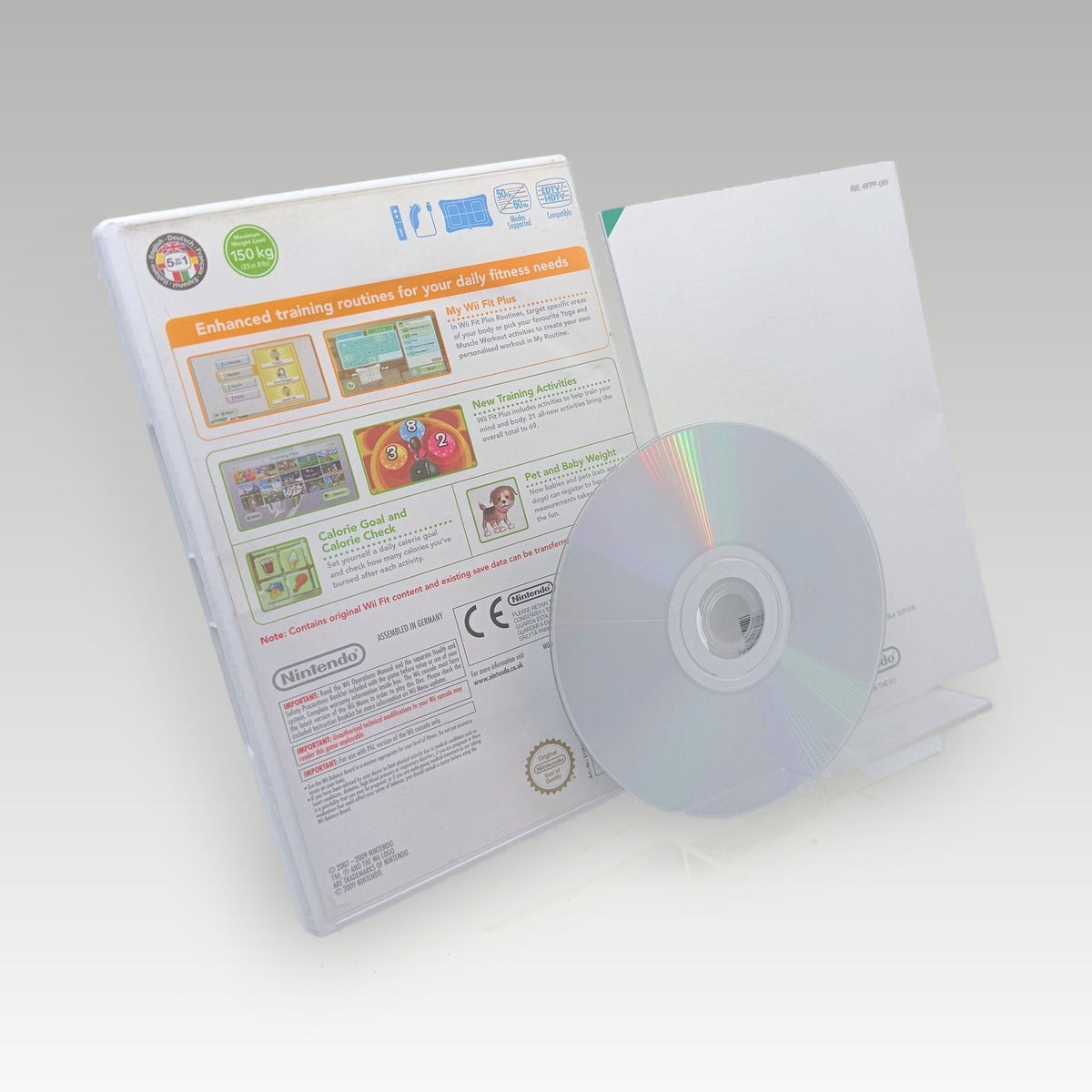 Wii Fit Plus • CIB (PAL) - Back Cover | Yappa NZ