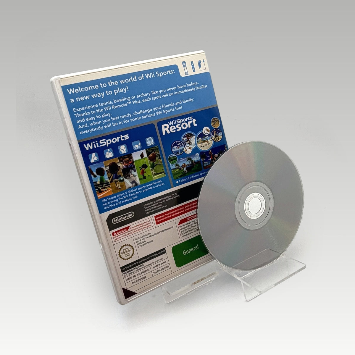 Wii Sports + Wii Sports Resort • No Manual (PAL) - Image 2