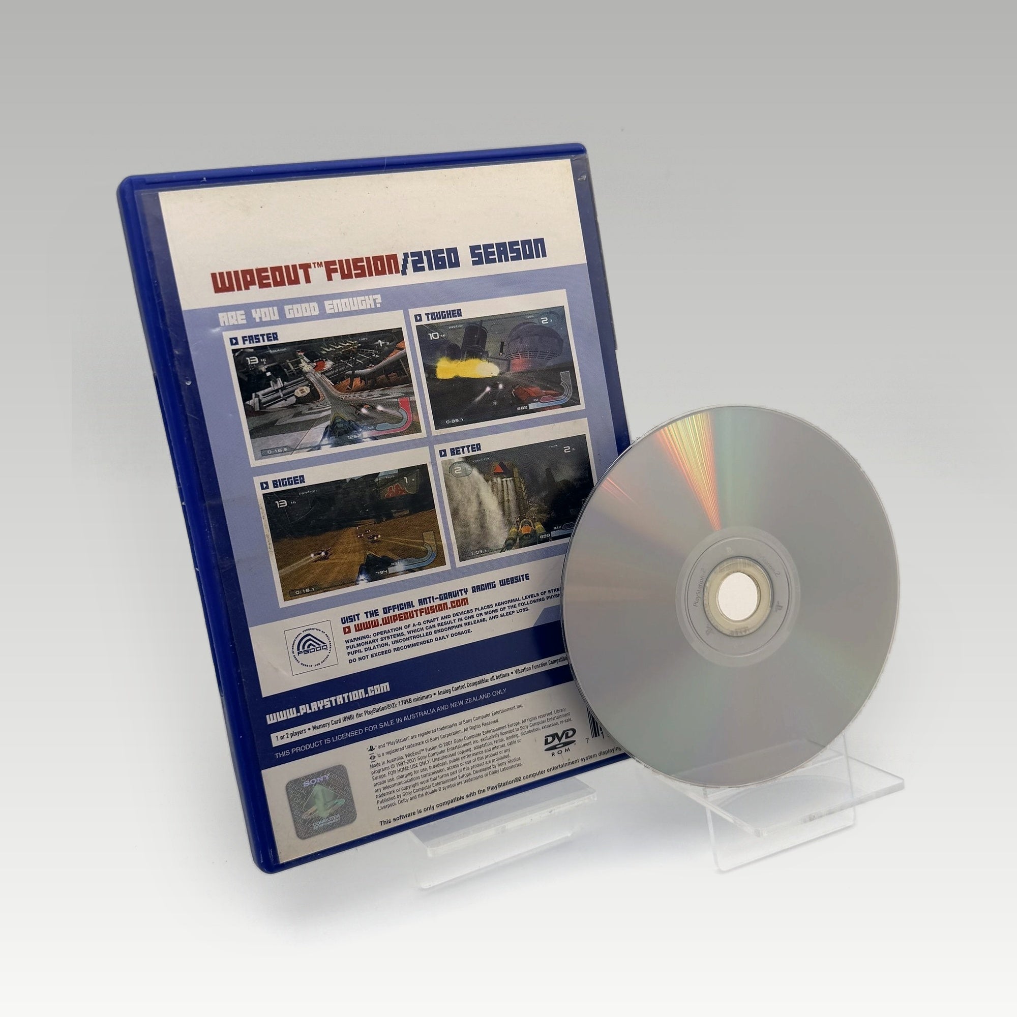 Wipeout Fusion • No Manual • Ex-Rental (PAL) - Image 2