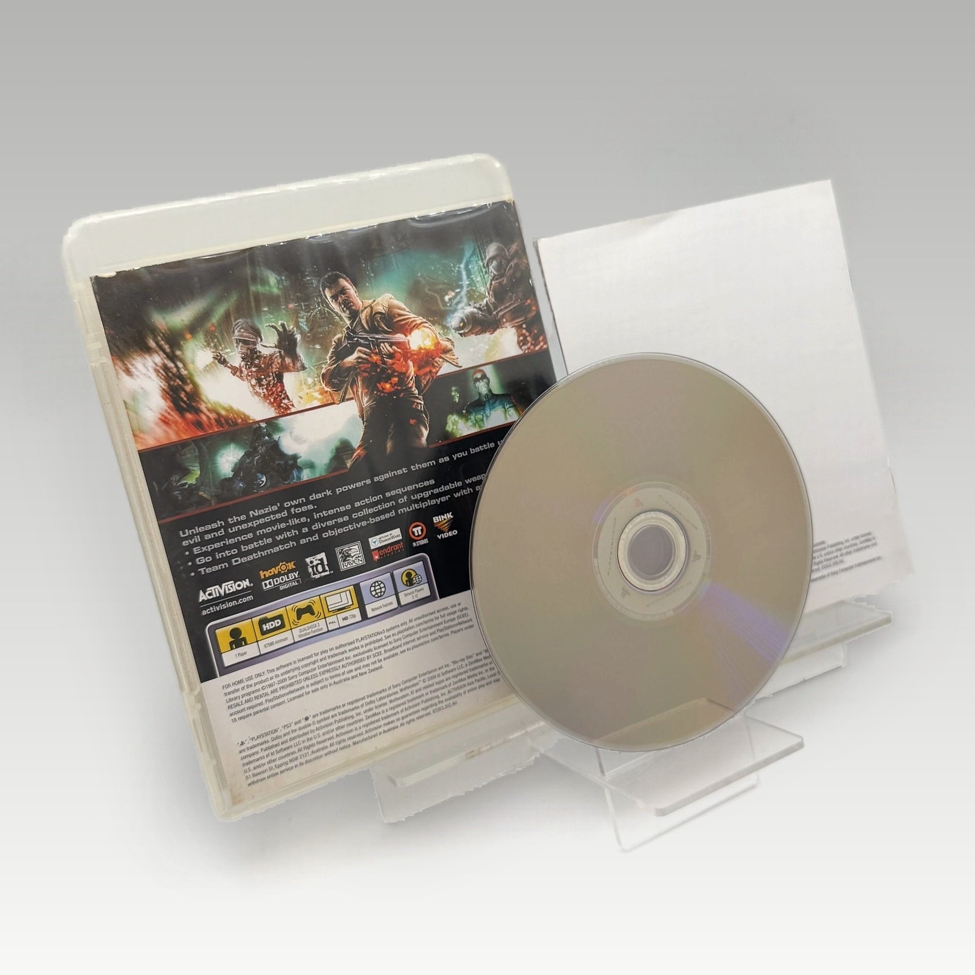 Wolfenstein • CIB • Ex-Rental (Region 2) - Image 2