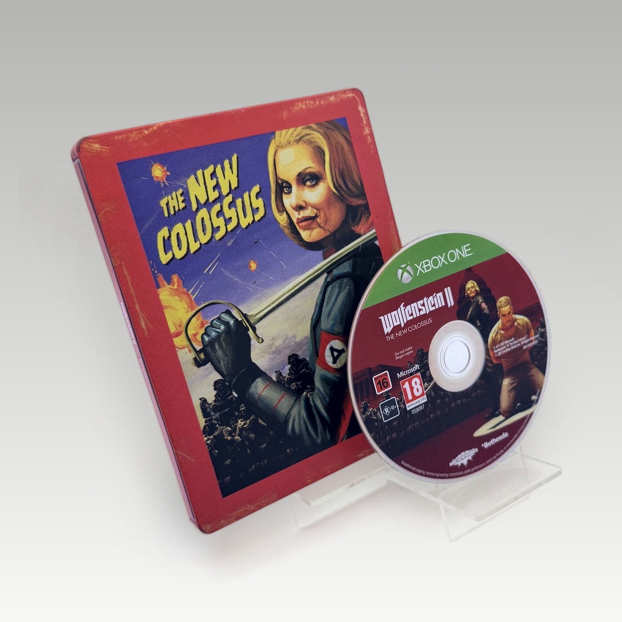 Wolfenstein II: The New Colossus Steelbook Edition • CIB (Region 4, Steelbook Edition) - Image 1