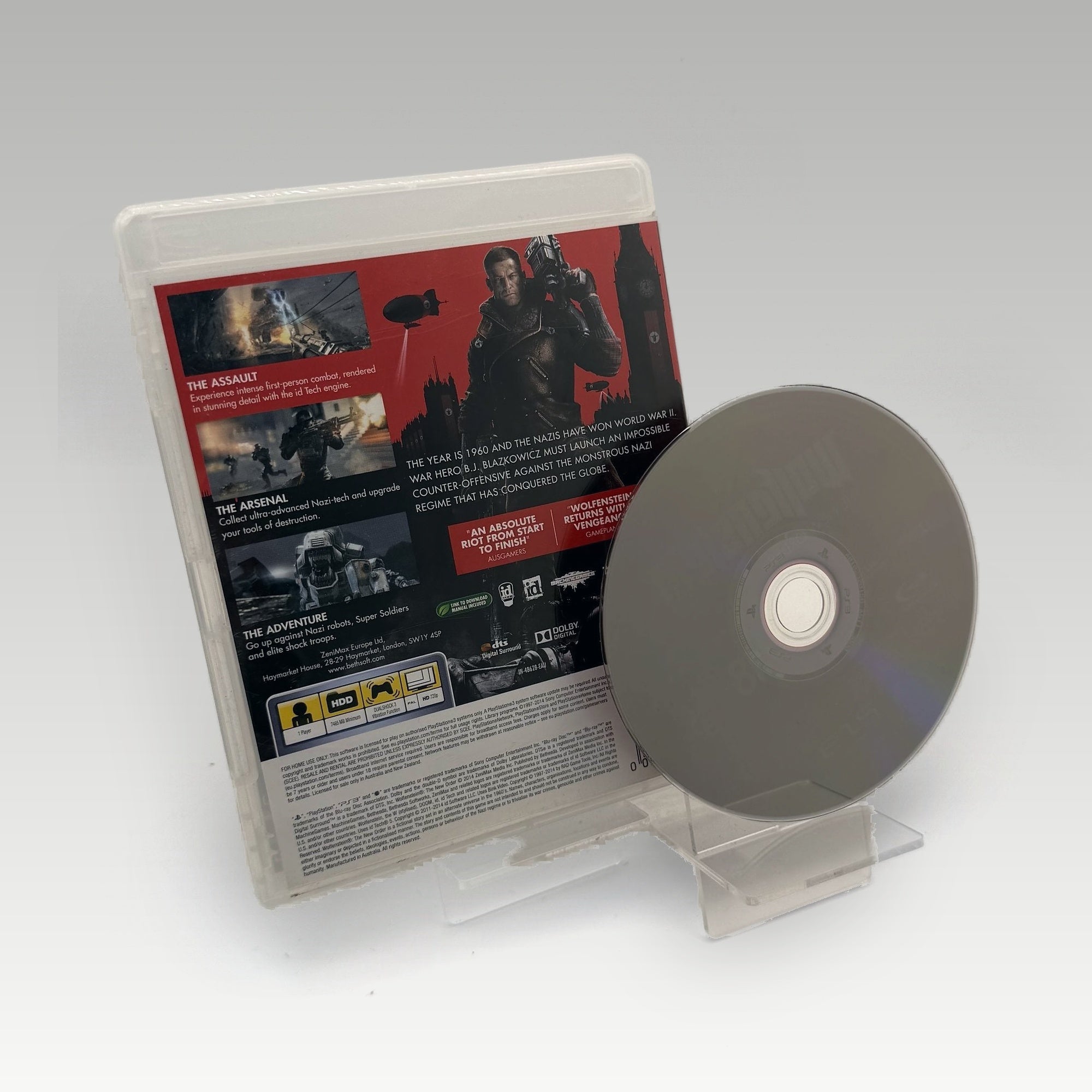 Wolfenstein: The New Order • No Manual (Region 4) - Image 2