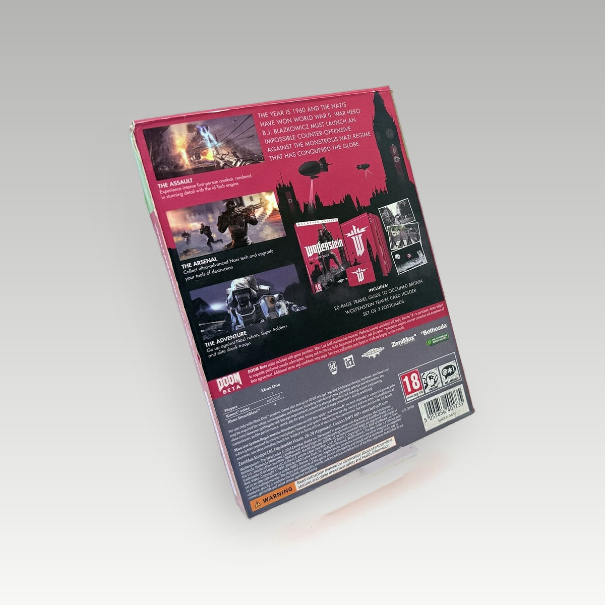 Wolfenstein: The New Order - Occupied Edition Occupied Edition • CIB (Region 4, Occupied Edition) - Back Cover | Yappa NZ