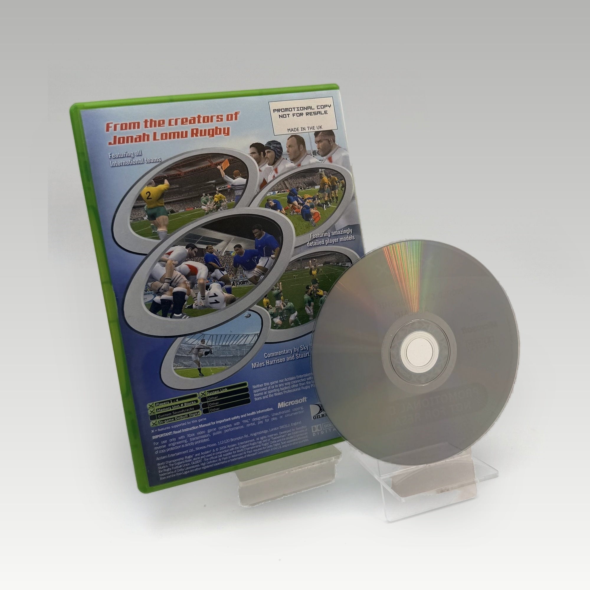 World Championship Rugby (Not For Resale) Promo • No Manual (PAL, Promo) - Image 2