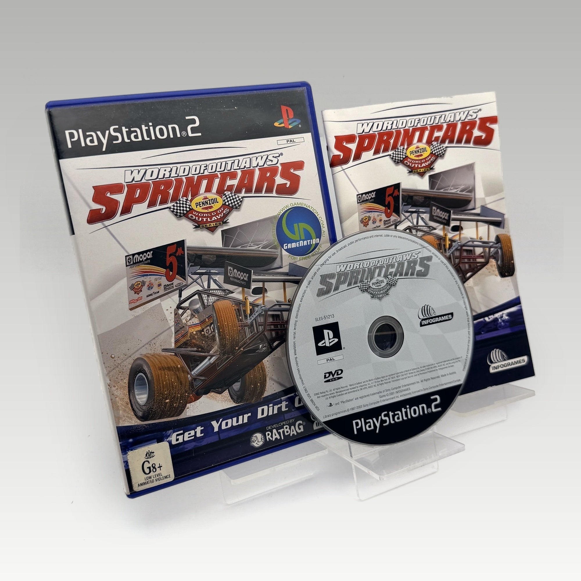 World of Outlaws: Sprint Cars 2002 • CIB (PAL) - Image 1