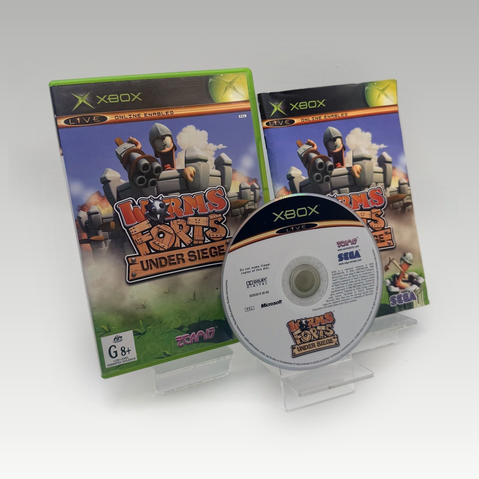 Worms Forts: Under Siege • CIB (PAL) - Image 1
