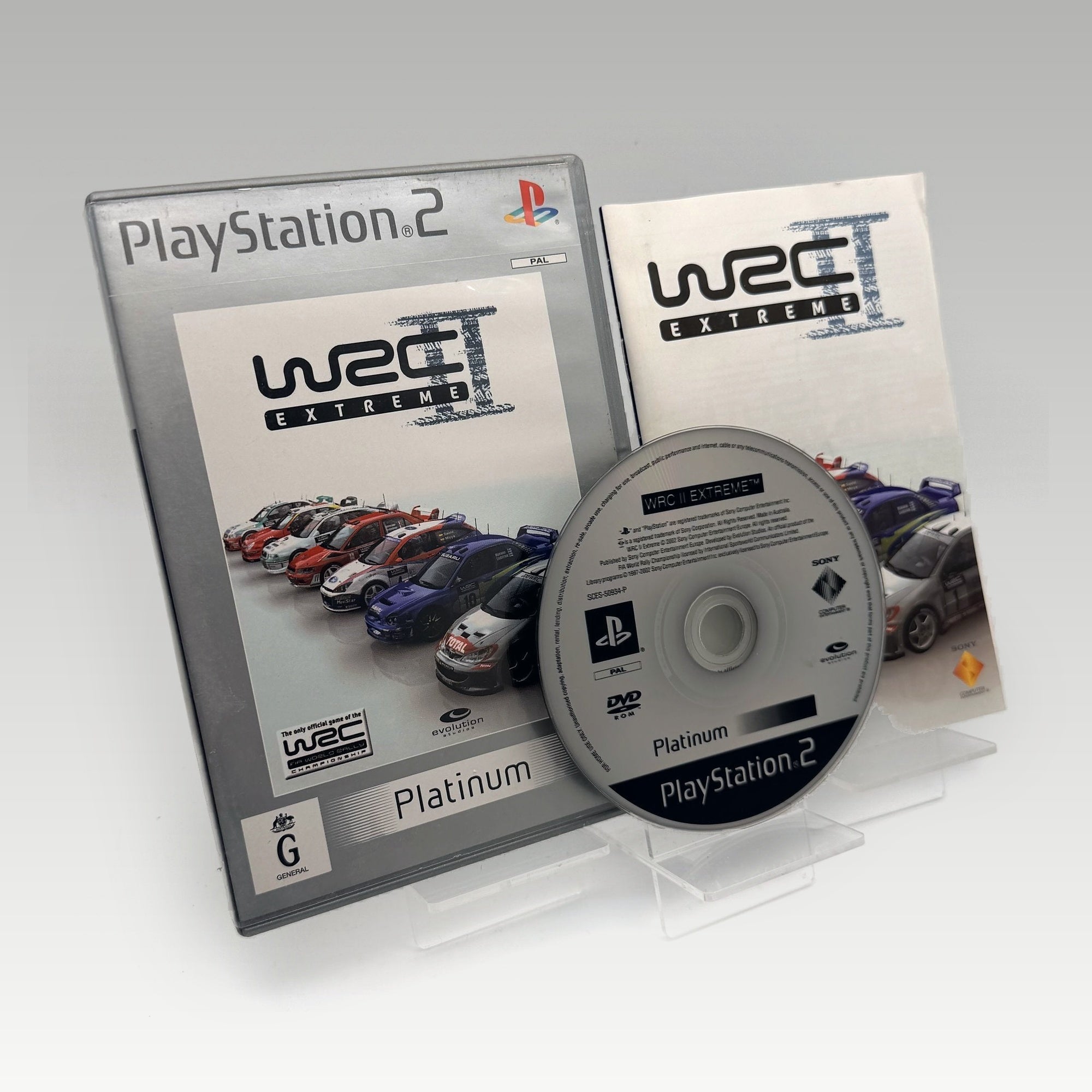 WRC: World Rally Championship II Extreme (Platinum) • CIB (PAL) - Image 1