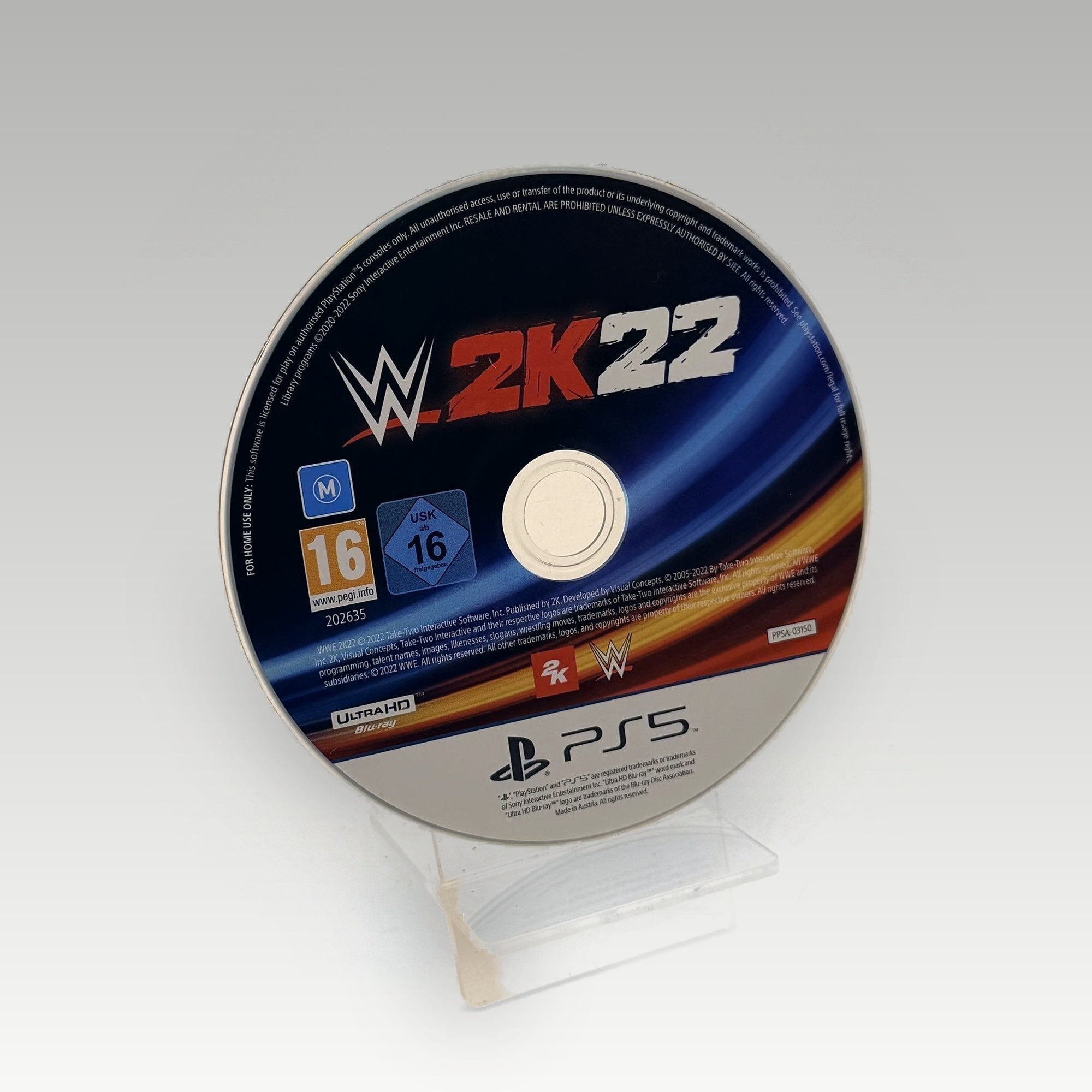 PlayStation 5 WWE 2K22 Region 4 - Front Cover | Yappa NZ