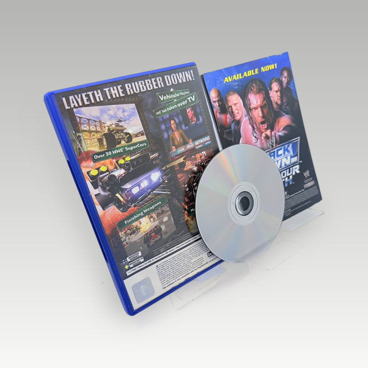 WWE Crush Hour • CIB (PAL) - Back Cover | Yappa NZ