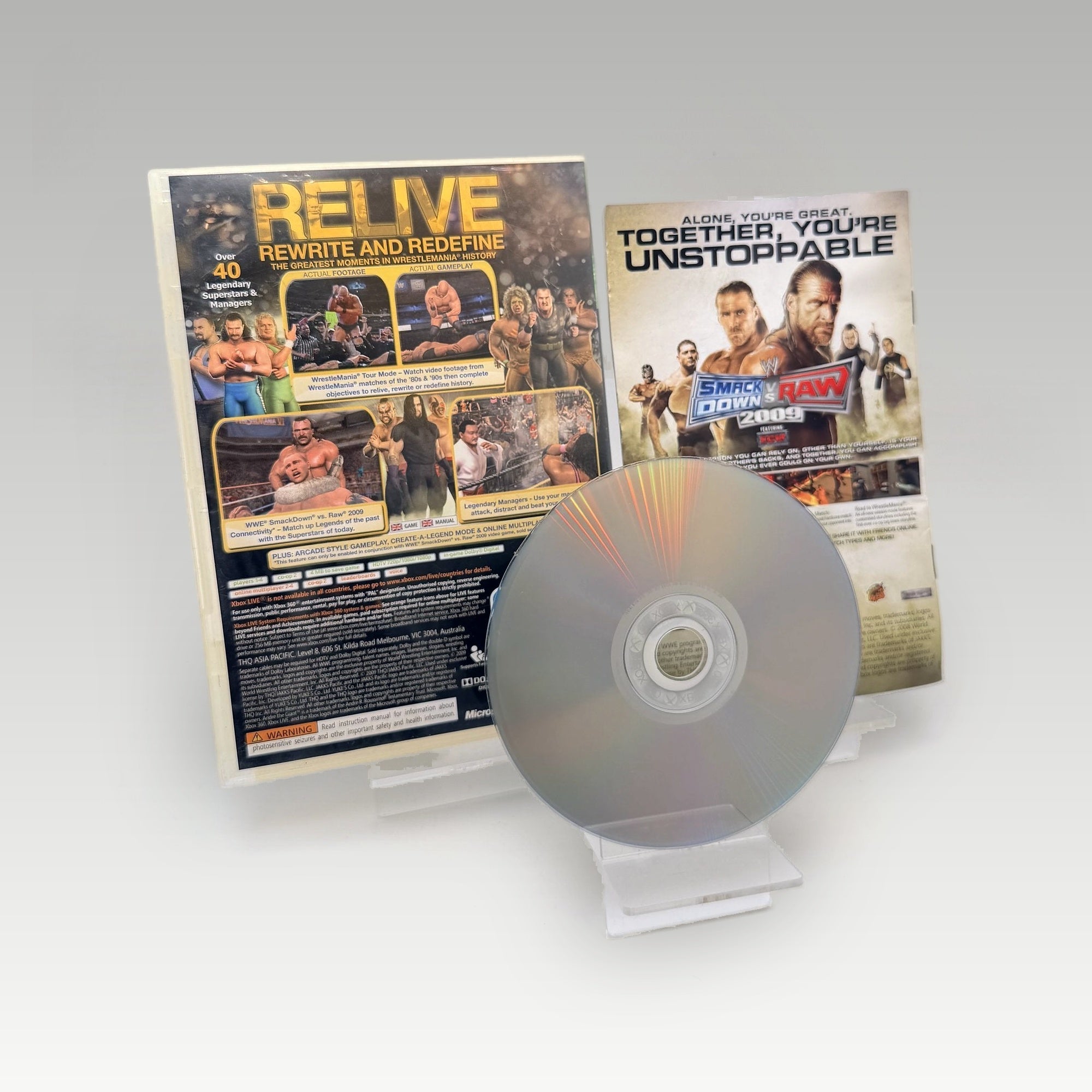 WWE Legends of WrestleMania • CIB • Ex-Rental (PAL) - Image 2