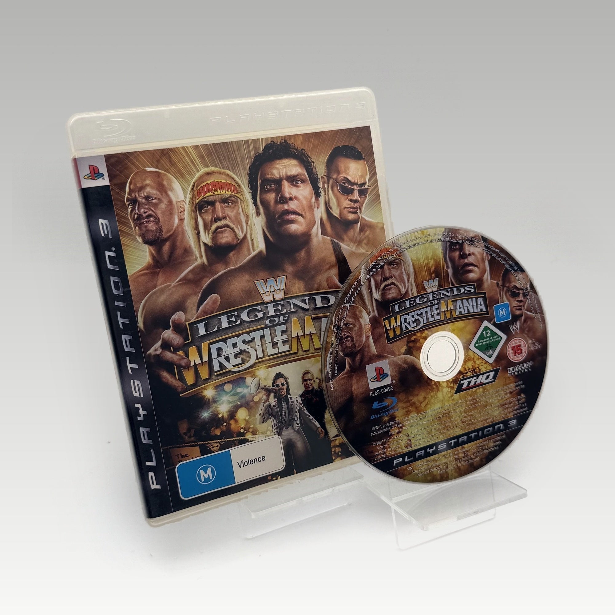 WWE Legends of WrestleMania • No Manual (Region 4) - Image 1