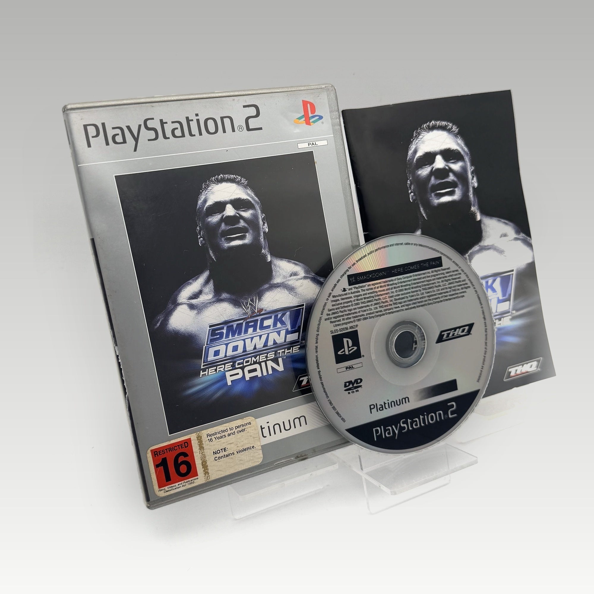 WWE Smackdown! Here Comes the Pain (Platinum) • CIB (PAL) - Image 1