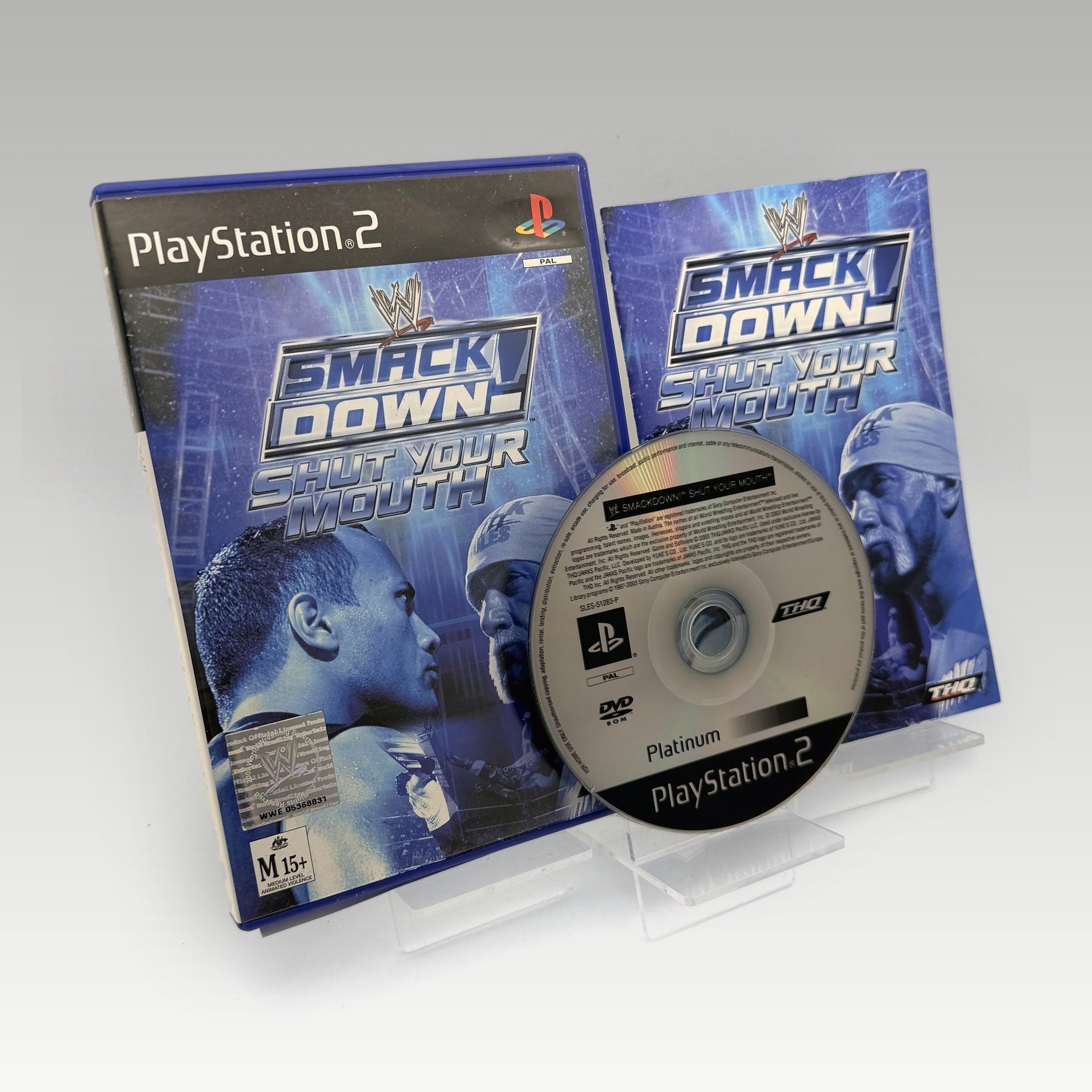 WWE SmackDown! Shut Your Mouth (Platinum) • CIB (PAL) - Image 1