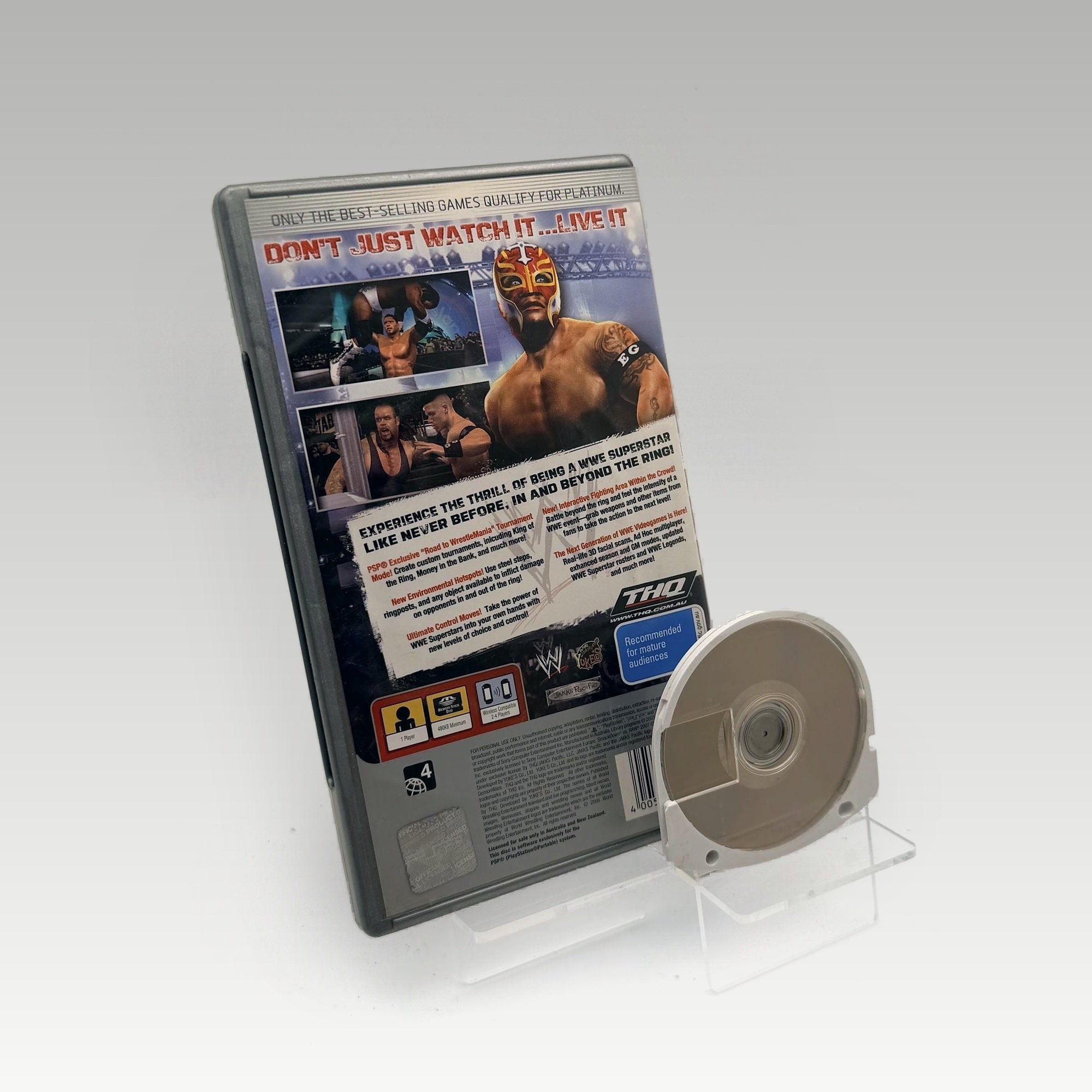 WWE SmackDown vs. Raw 2007 (Platinum) • No Manual (PAL) - Image 2