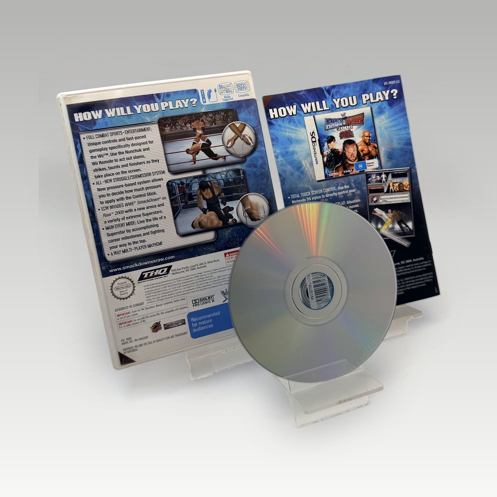 WWE SmackDown vs. Raw 2008 • CIB (PAL) - Image 2