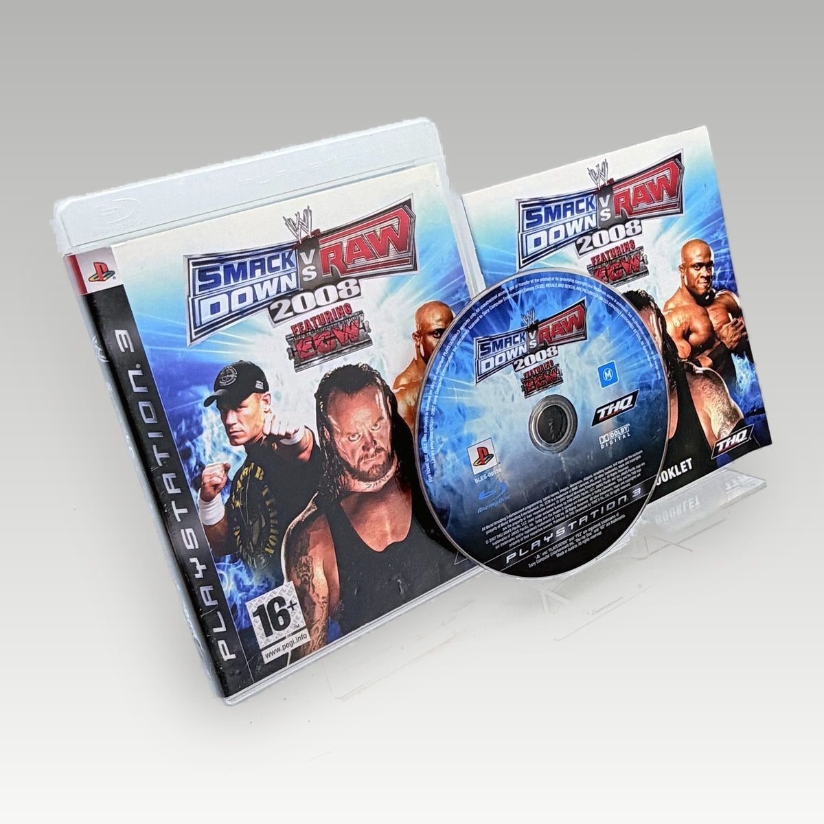 WWE SmackDown vs. Raw 2008 • CIB (Region 2) - Front Cover | Yappa NZ
