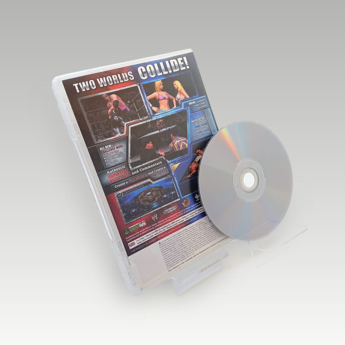 WWE Smackdown! vs. Raw • No Manual • Ex-Rental (PAL) - Image 2