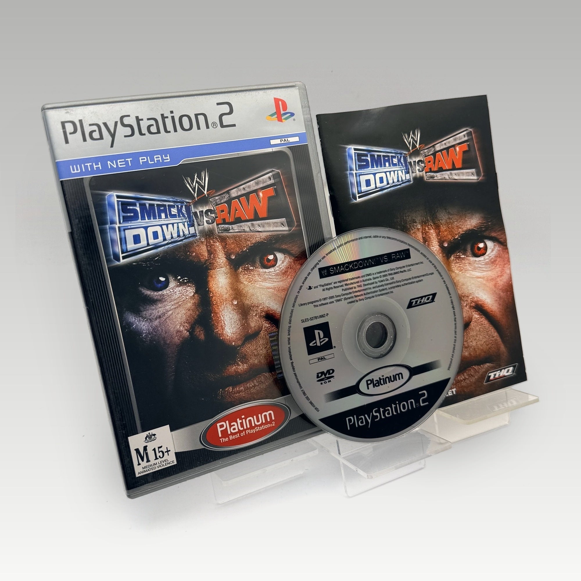 WWE Smackdown! vs. Raw (Platinum) • CIB (PAL) - Image 1