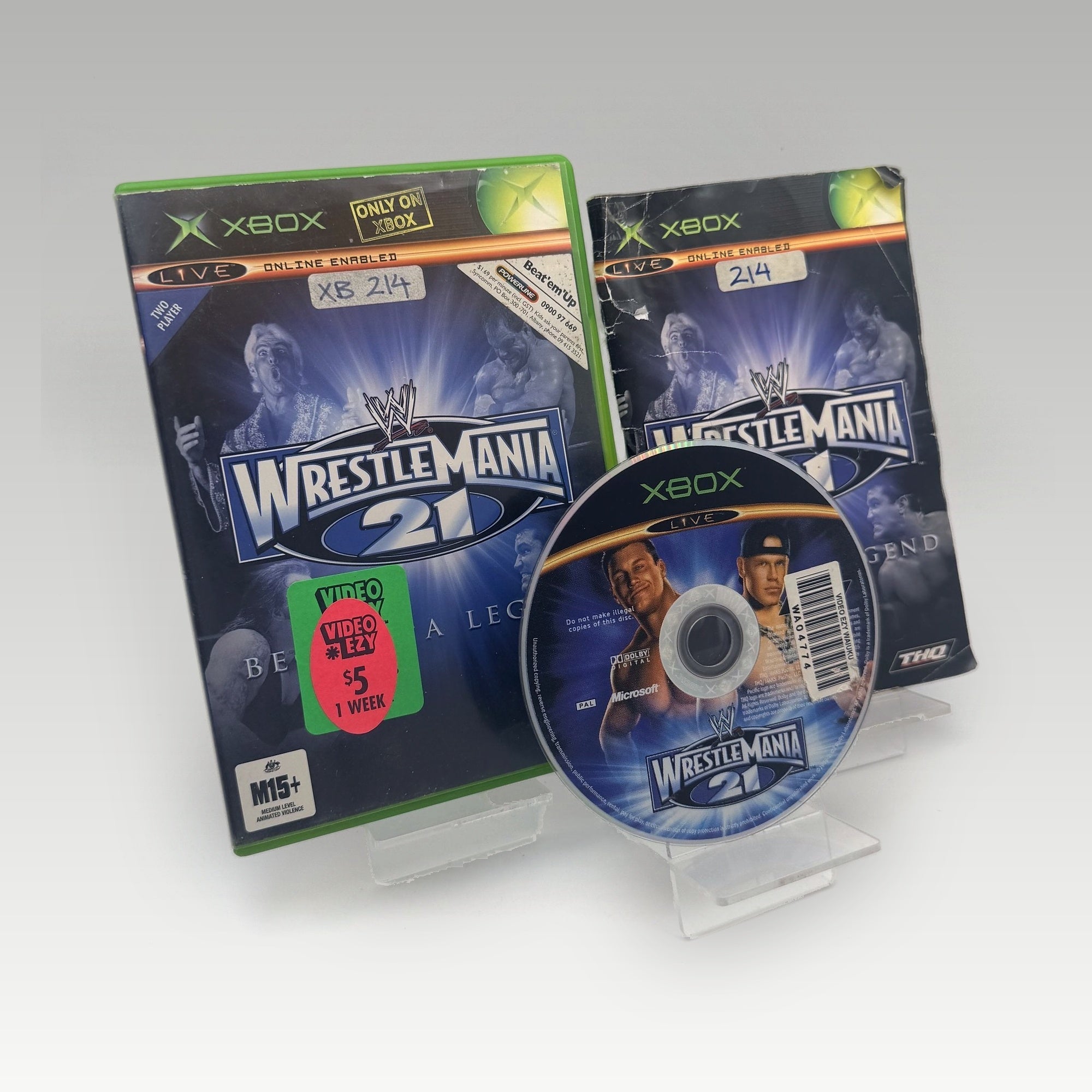 WWE WrestleMania 21 • CIB • Ex-Rental (PAL) - Image 1