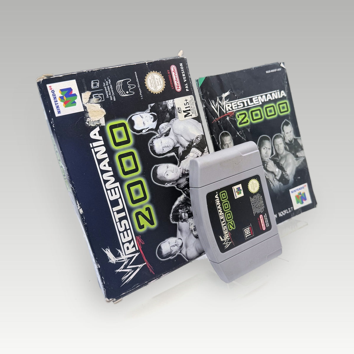 WWF WrestleMania 2000 • CIB (PAL) - Front Cover | Yappa NZ