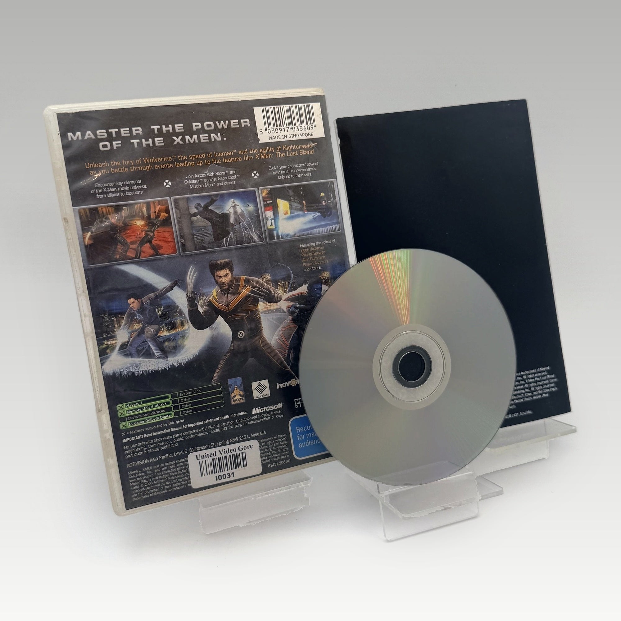 X-Men: The Official Game • CIB • Ex-Rental (PAL) - Image 2