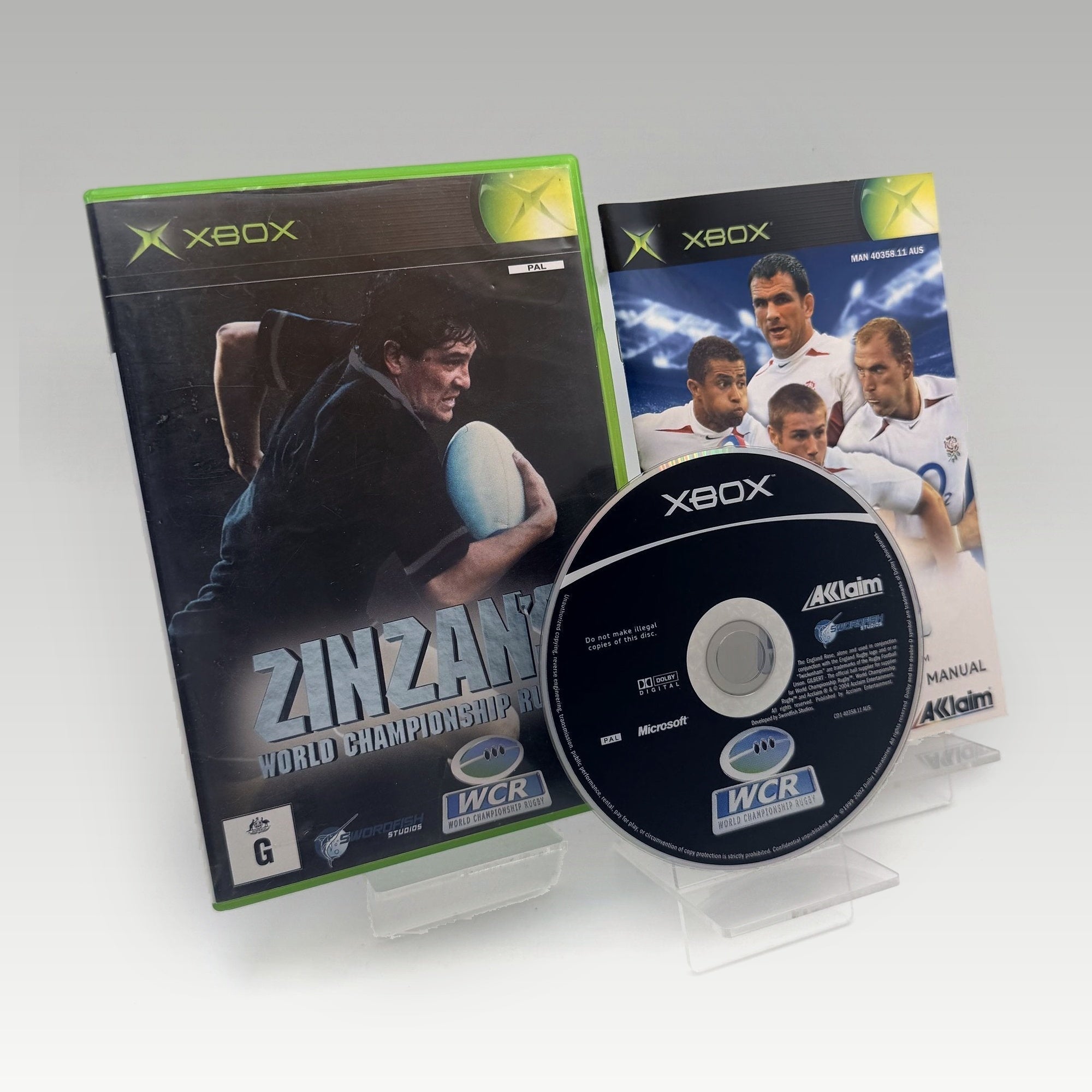 Zinzan's World Championship Rugby • No Manual (PAL) - Image 1